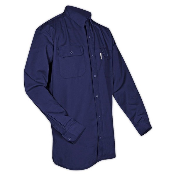 Magid DualHazard 70 oz FR 8812 Navy Work Shirt SBN70DHXL